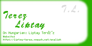 terez liptay business card